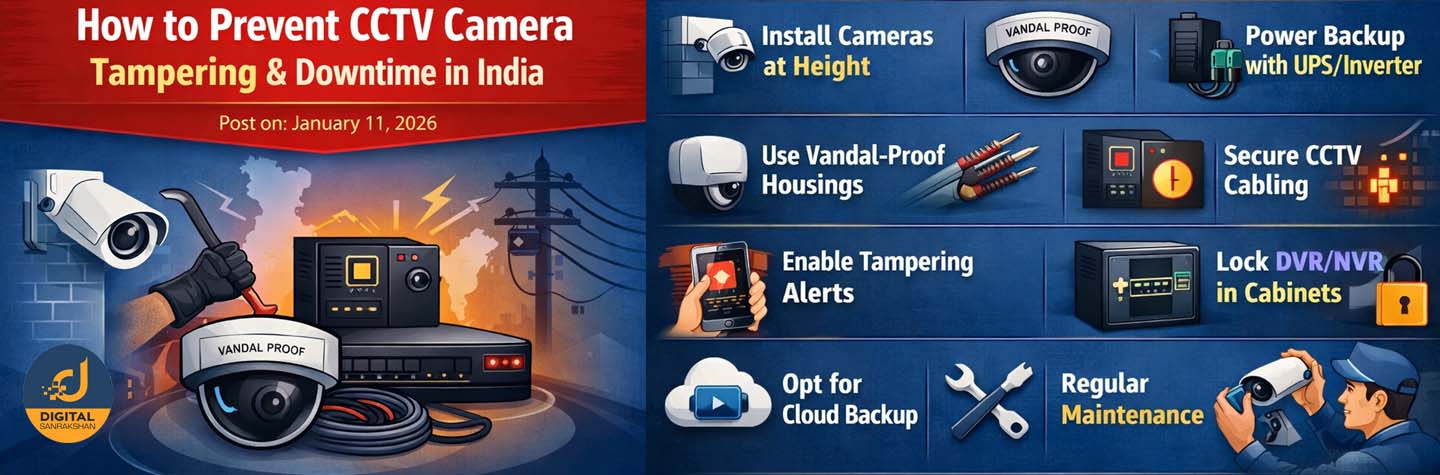 How to Prevent CCTV Camera Tampering & Downtime in India
